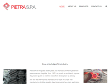 Tablet Screenshot of pietraspa.com